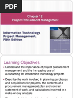 Chapter 12 Project Procurement Management