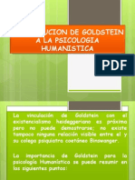 Contribucion de Goldstein a La Psicologia Humanistica