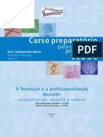 EDU T6 - A Formacao e a Profissionalizacao Docente