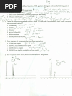 NMR Practice Problems and Solutions | PDF | Nuclear Magnetic Resonance ...