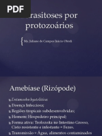 Parasitoses por protozoários