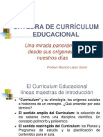 Currículo educacional: De sus orígenes a la actualidad