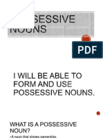 Possessive Nouns Power Point Autosaved
