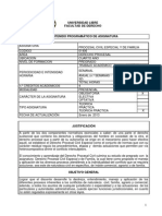 Procesal Civil Especial y de Familia