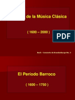 Historia de la música de 1600 - 2000