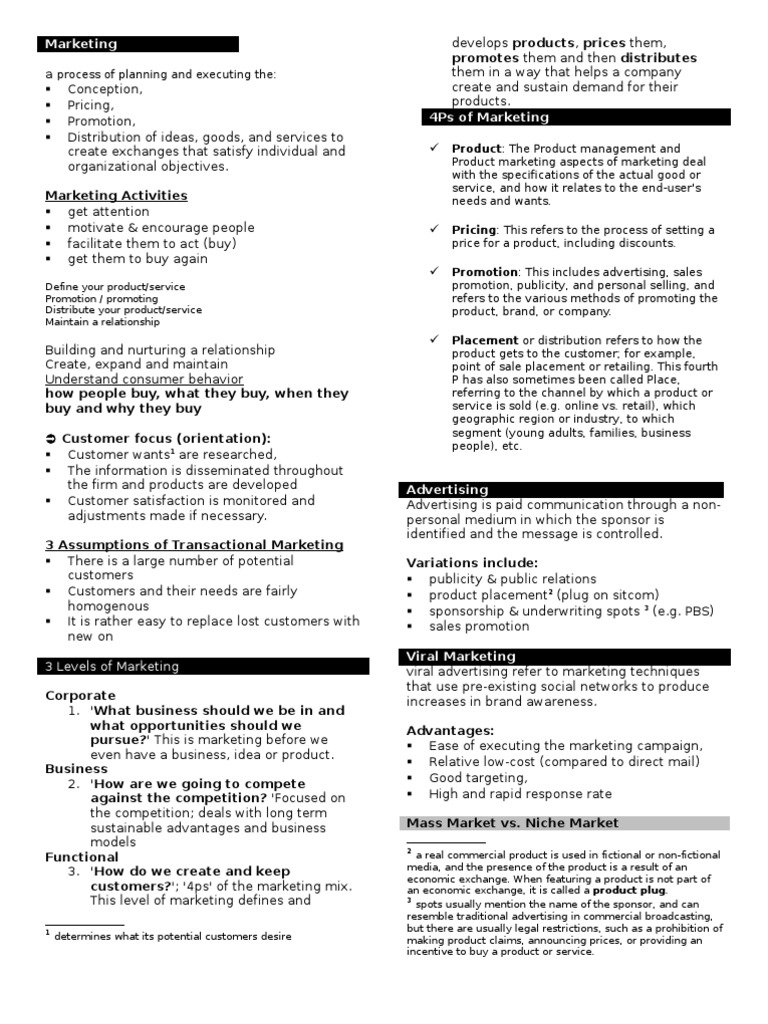Comprehensive Guide to Marketing Strategies | PDF | Promotion ...