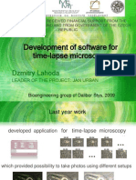Development of Software for Time-lapse Microscopy 2009 Final