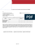 Convert Regular Demat Account to Basic Services Demat Account (BSDA