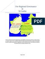 Proposal For Regional Governance in Sri Lanka