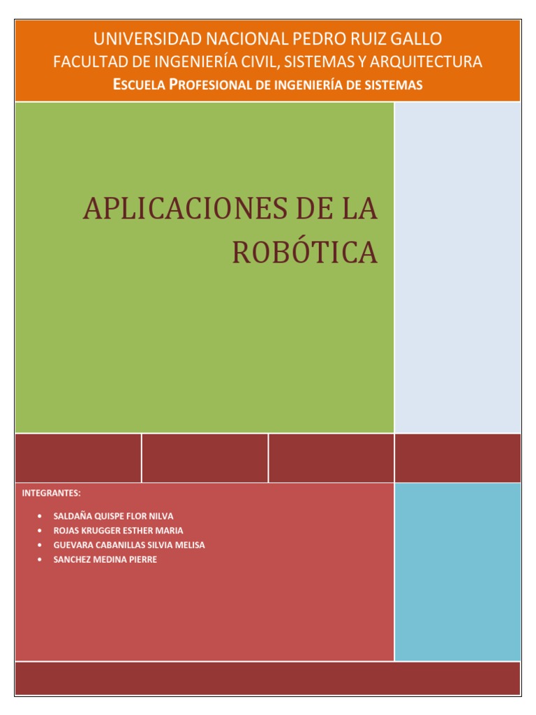 Aplicaciones de la Robótica | PDF | Robot | Robótica