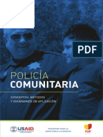 POLICIA_COMUNITARIA_concepto, Metodos y Escenarios