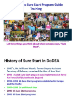 Welcome To Sure Start Historical Overview For Doddse