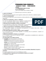 Cuestionarios Para Consulta