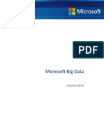 Microsoft Big Data Solution Brief