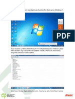Manual Driver Software Installation Instruction For Moticam in Windows 7