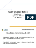 Amity Business School: MBA, Semester 1 Legal Aspects of Business Ms. Shinu Vig