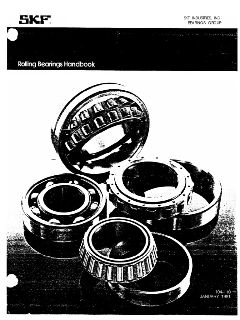 SKF Roller Bearing Handbook.pdf | Bearing (Mechanical) | Gear