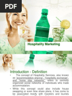 Hospitality Marketing
