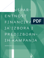 Matakovic - Hrvoje - Transparentnost Financiranja Izbora I Predizbornih Kampanja Hrvatska 2013
