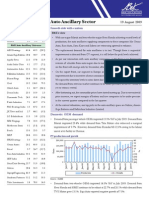 Auto Ancillary Sector - Monthly Update - Aug 09