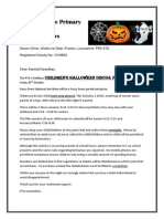 Halloween Disco Letter