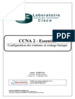 CCNA Résumé Réseau - Configuration des routeurs et routage basique