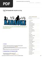 Download Cch ht Karaoke trn my tnh cc hay by ductruong91 SN176511621 doc pdf
