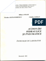 Actionari Hidraulice Si Pneumatice - M. Avram, N. Alexandrescu, C. Coman