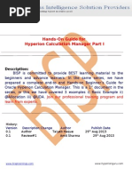 Hands-On Guide For Calculation Manager