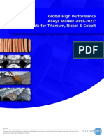 Global High Performance Alloys Market 2013-2023