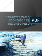 Caracterización económica del recurso pesca