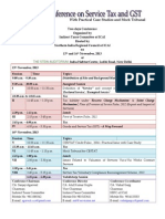 Two Day Conference on Service Tax and GST