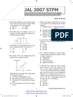 Physics STPM Past Year Questions With Answer 2007