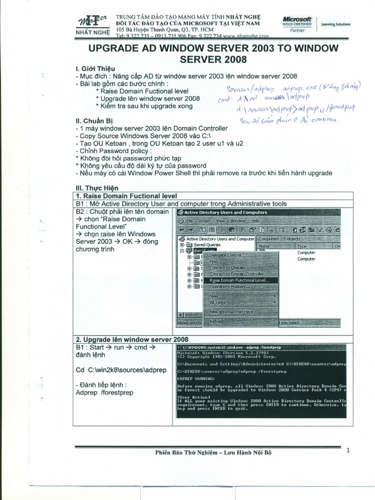 Upgrade Windows Server 2003 to 2008 | PDF