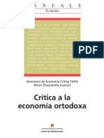 Seminari Taifa - Crítica A La Economía Ortodoxa