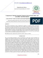 Comparison of Disorders Menstrual Frequency Between Female Athlete and Non-Athlete University Students