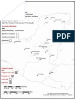 Maya Physical and Climate Map