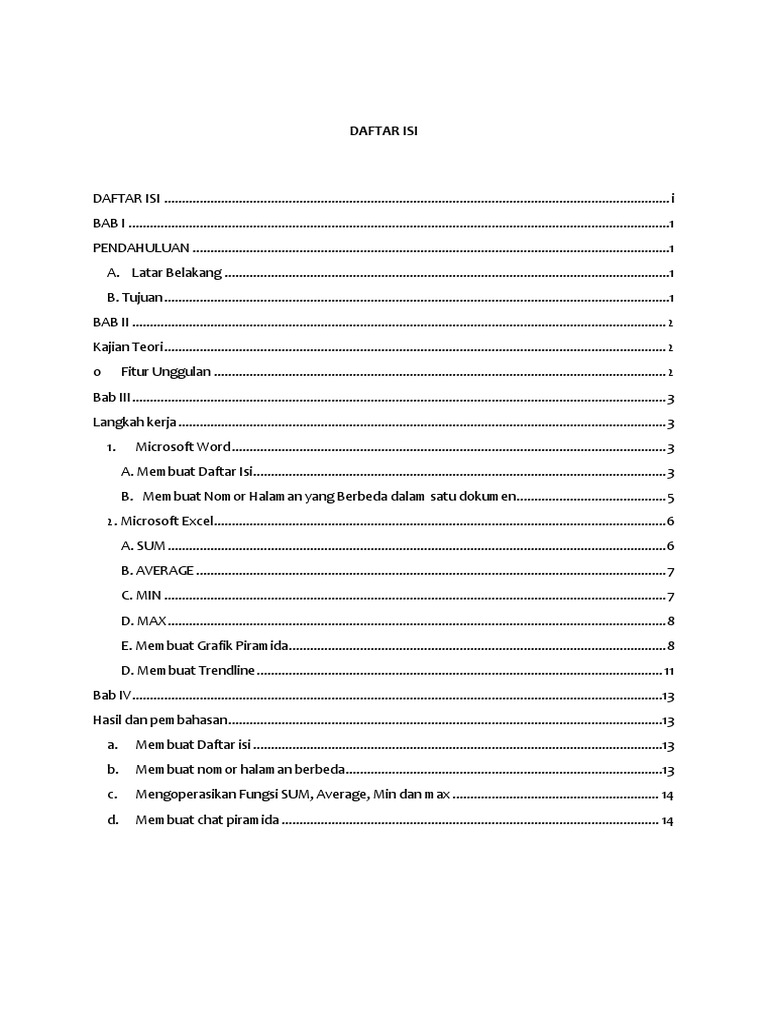 Laporan Praktikum Ti Microsoft Word Dan Microsoft Excel