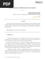 Analise Comportamental Em Grupo