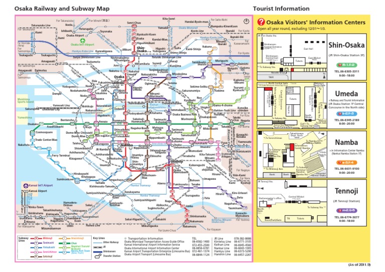 Osaka Railway and Subway Map: A Comprehensive Guide to Public 
