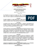 Reglamento Evaluación documento enero 2012