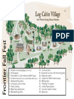 Frontier Fall Fest Activity Map - Log Cabin Village