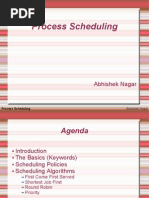 Process Scheduling: Abhishek Nagar