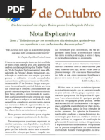Nota Explicativa - 2013 (Portuguese)