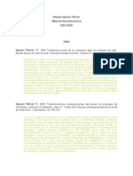 Resumes Des Publications Hancart Petitet. 2004-2009 Doc