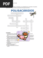 Crucigrama Polimeros Naturales