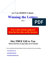 Free Lotto Systems - Volume 1 PDF