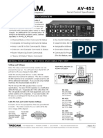 AV 452 RS 232 Protocol