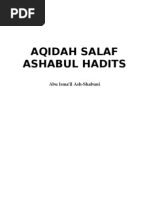 Download Aqidah Salaf Ashabul Hadits by abu abdirrahman SN17656571 doc pdf