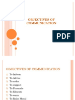 50091779 45025260 Objectives of Communication